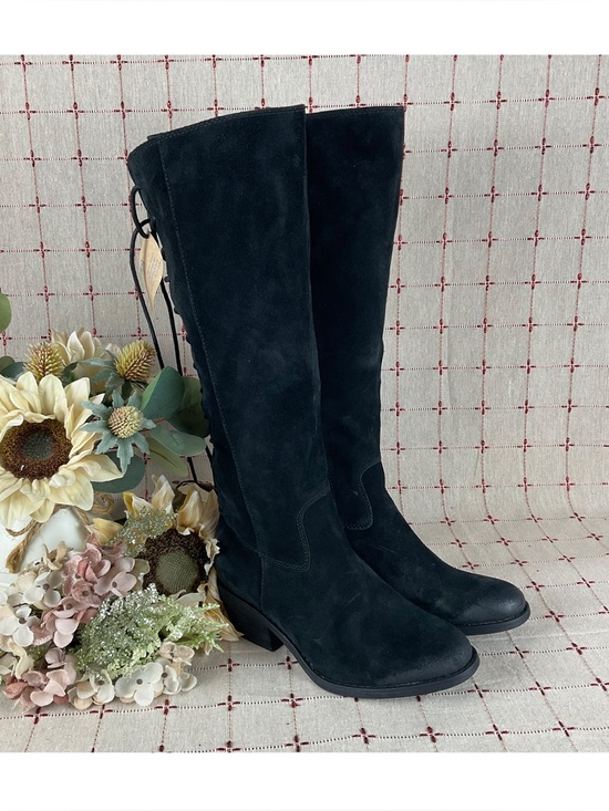 Coconuts by Matisse Shoes - Coconuts By Matisse “Piper” Black Suede Knee High Heeled Boots Sz 6.5 NWOB